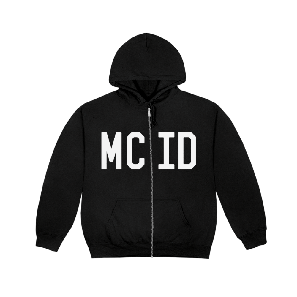 MCID Vulture Black Zip Up Hoodie