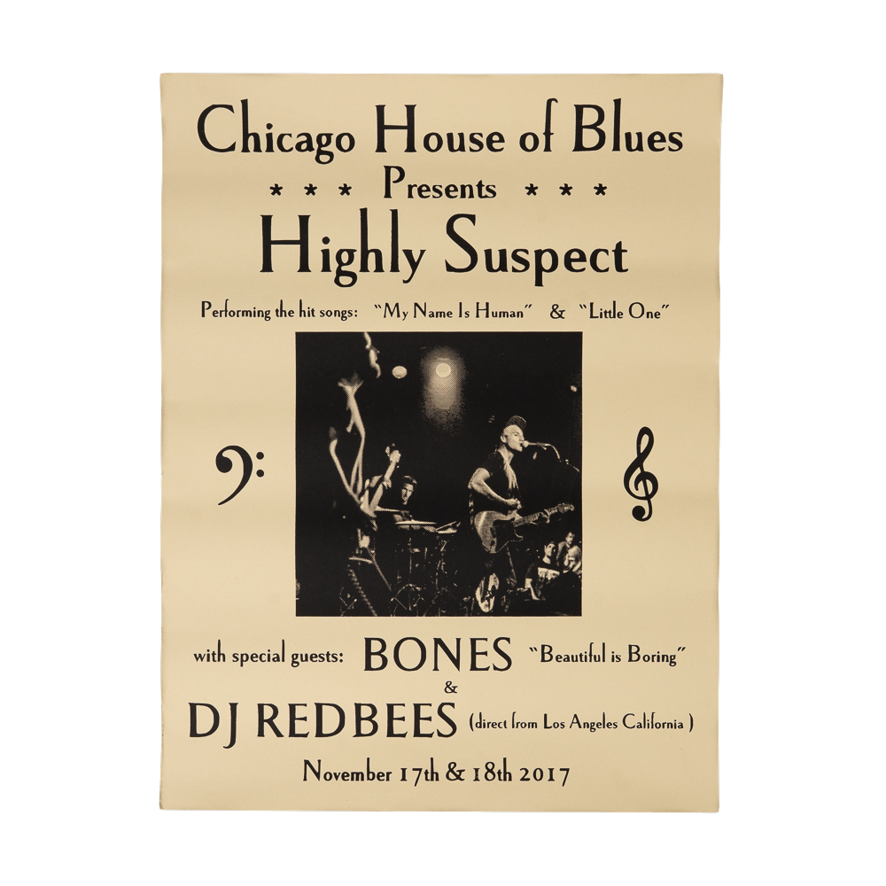 2017 House of Blues Poster (Unsigned)
