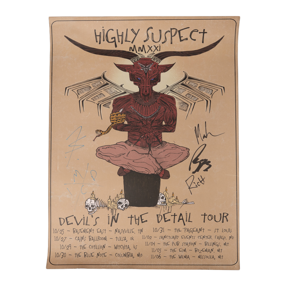 Devil's In The Detail Poster (Signed)