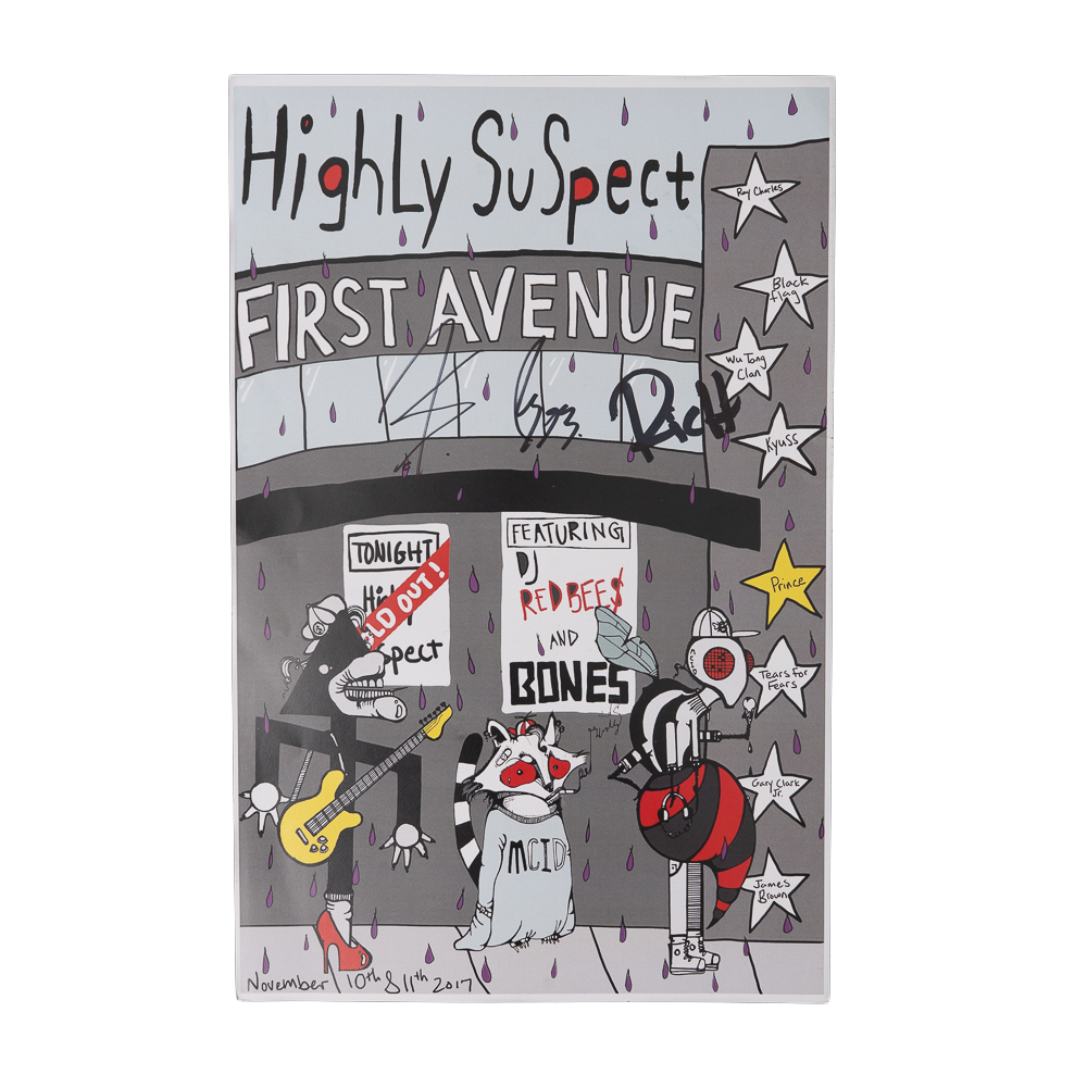 2017 Minneapolis First Avenue Poster (Signed)