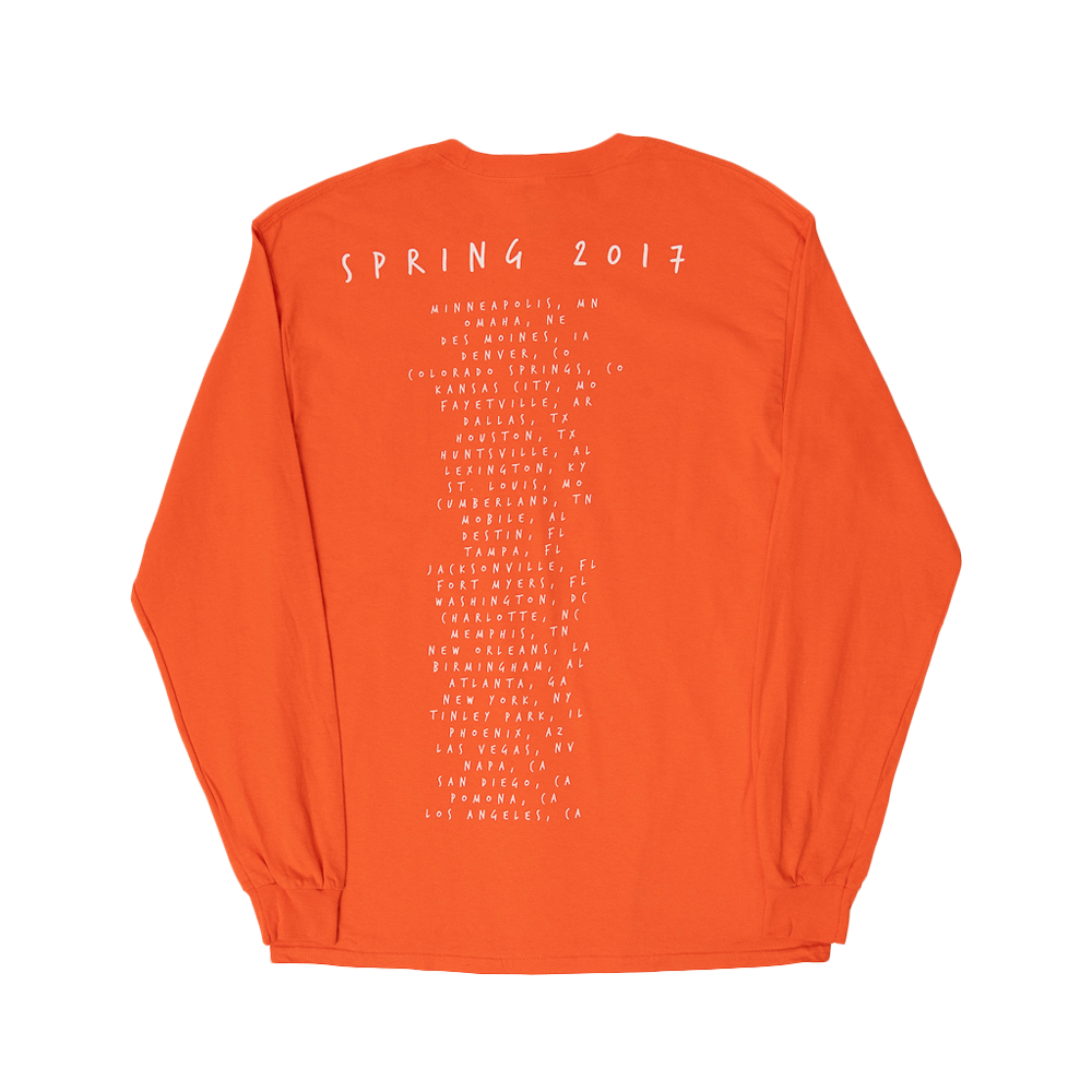 MCID Orange Longsleeve Back