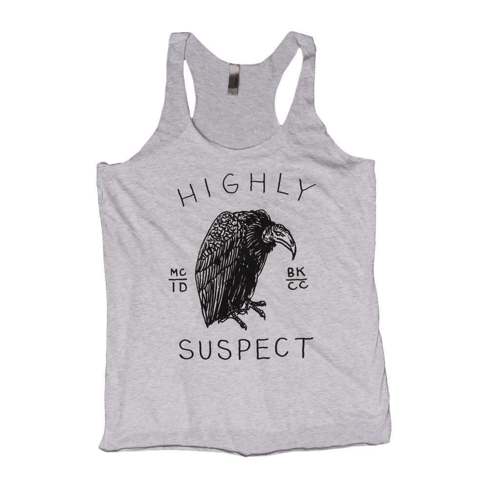 Grey Highly Suspect Vulture Ladies Tank