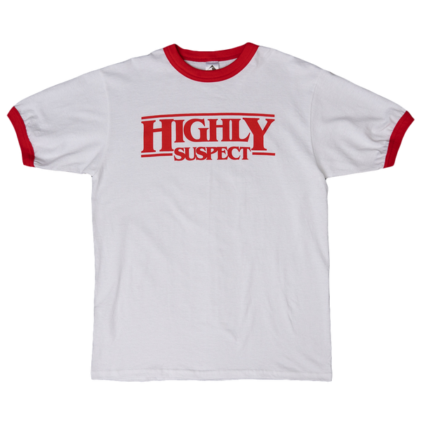 HS White Ringer T-Shirt - Highly Suspect Official Store